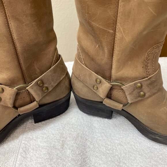 Penny Loves Kenny Harness Leather Bike Boots 6m - Picture 2 of 10